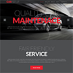 Repair Automobiles Web Page Template