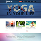 Yoga Sport Website Template
