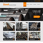 Steel Center Web Site Template