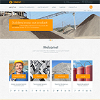 Cement Products Web Template