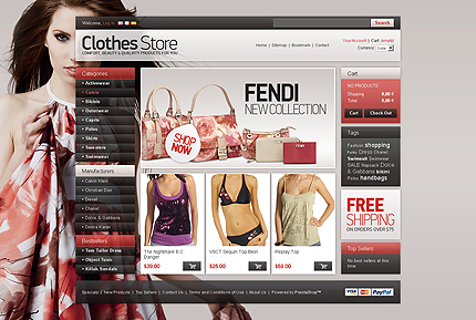 Clothes PrestaShop online store template
