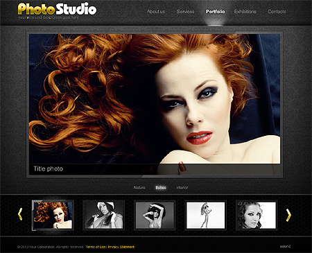 Full XML photo studio flash template