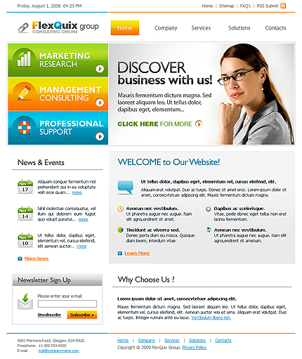 Business CSS template
