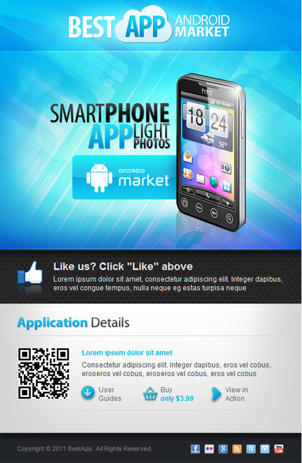 Android Application Facebook Template
