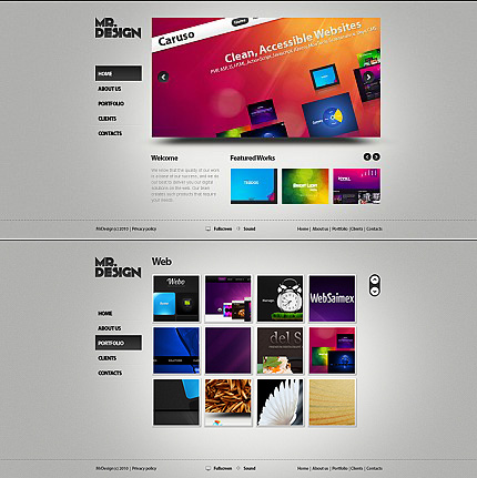 Pro Web Design Flash CMS