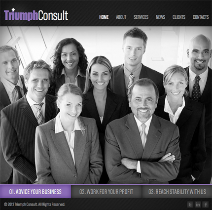 Triumph Business Timeline  Facebook Template