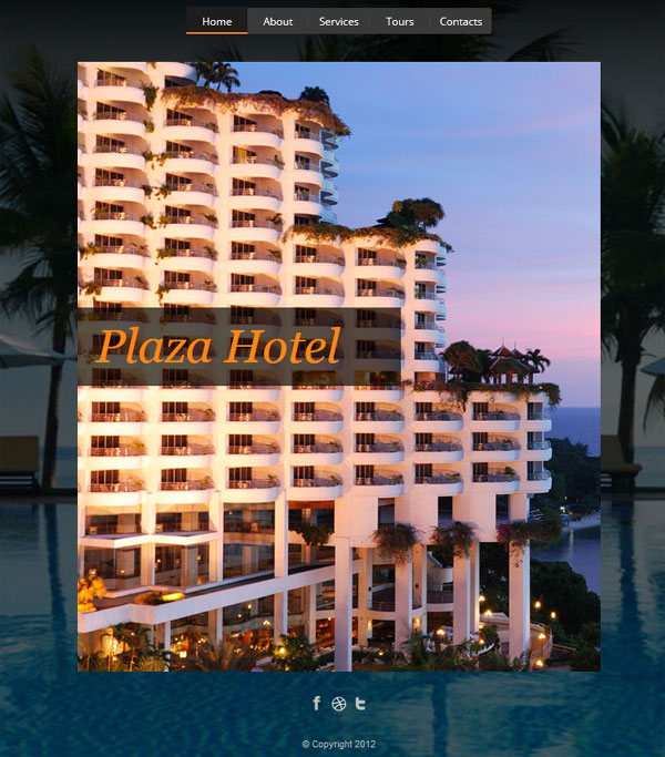 Plaza Hotel FlipBook HTML5 Template