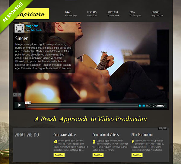 Video Production Wordpress Theme