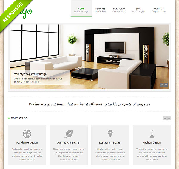 Interior Portfolio Wordpress Theme