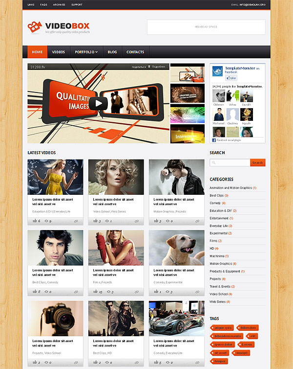 Video Wordpress Theme