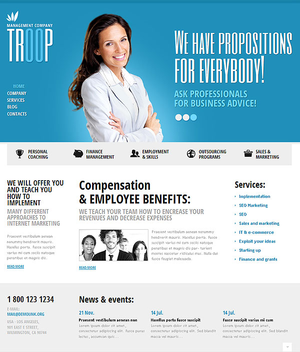 Management Company Wordpress Theme