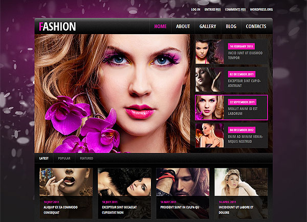 Fashion And Beauty Theme For Wordpress