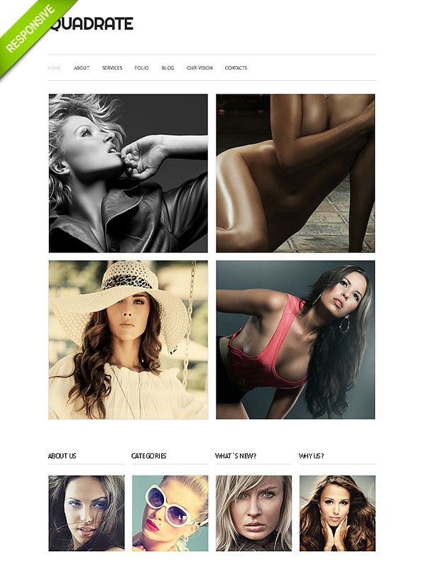 Fashion Models Joomla Template