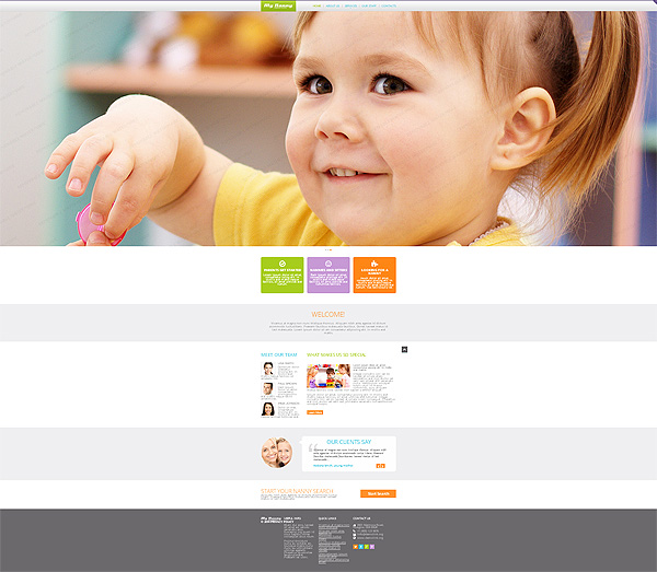 Child Family Css Template